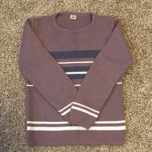 Purple Stripes Sweater